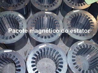 Pacote magnético do estator
 