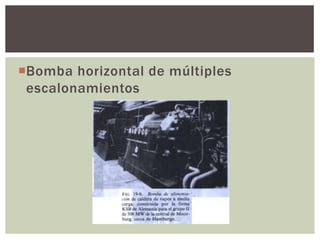 Bomba horizontal de múltiples
 escalonamientos
 