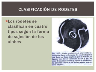 CLASIFICACIÓN DE RODETES

Los rodetes se
 clasifican en cuatro
 tipos según la forma
 de sujeción de los
 alabes
 