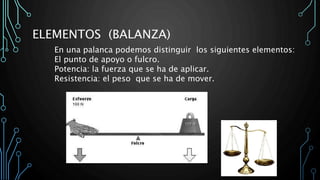 Maquina simple la balanza | PPT
