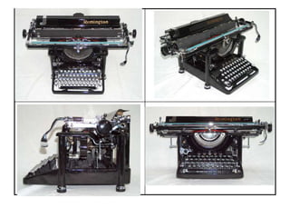 Restauracion de maquinas de escribir antiguas www.informaticapadilla.es