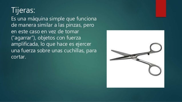 Que Tipo De Maquina Son Las Tijeras