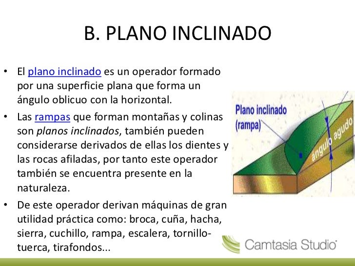 Maquinas simples y operadores mecanicos
