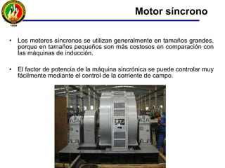 Analogía Mecánica de la Máquina Síncrona
Eo
Eo
Eo
Eo
Eo
 