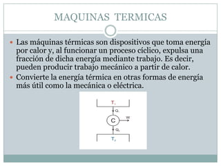 MAQUINAS  TERMICAS ,[object Object]