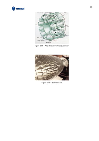 27




Figura 2.18 – Anel de Combustores (Cannular)




        Figura 2.19 – Turbina Axial
 