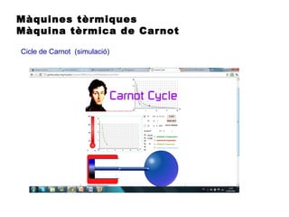 Màquines tèrmiques
Màquina tèrmica de Carnot
Cicle de Carnot (simulació)
 