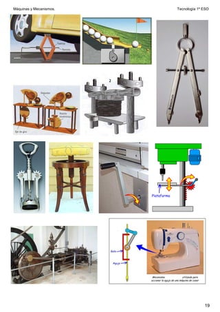 Máquinas y Mecanismos. Tecnología 1º ESO
19
 