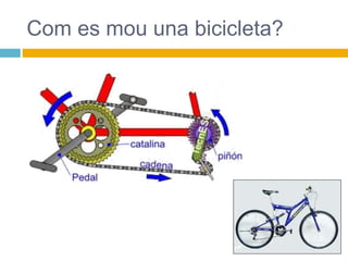 Com es mou una bicicleta?
 