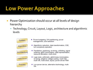 Advanced Low Power Techniques in Chip Design | PDF