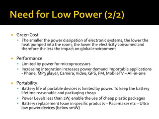 Advanced Low Power Techniques in Chip Design | PDF