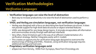 Python Asic Verification ASIC SoC Verification Challenges and Methodologies | PDF