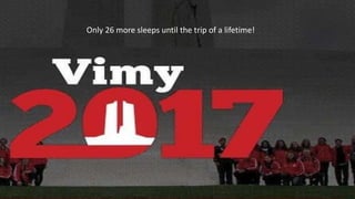 Only 26 more sleeps until the trip of a lifetime!
 