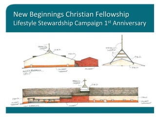 New Beginnings Christian Fellowship
Lifestyle Stewardship Campaign 1st Anniversary
 