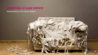 MARKETING IST GANZ EINFACH
WORKSHOPREIHE FÜR SERVICE-BR ANDS




                                    [2012] BADER. MENSCHEN I MARKEN I MARKETING
 