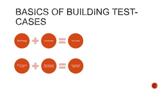 Technology     Functionality    Test Cases




PHP & Apache   Web Upload &     Compile Test
  & Linux      Execute Binary    Case Sets
 