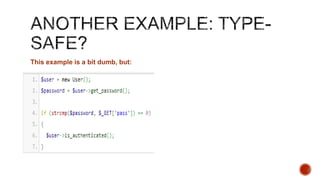 This example is a bit dumb, but:
 