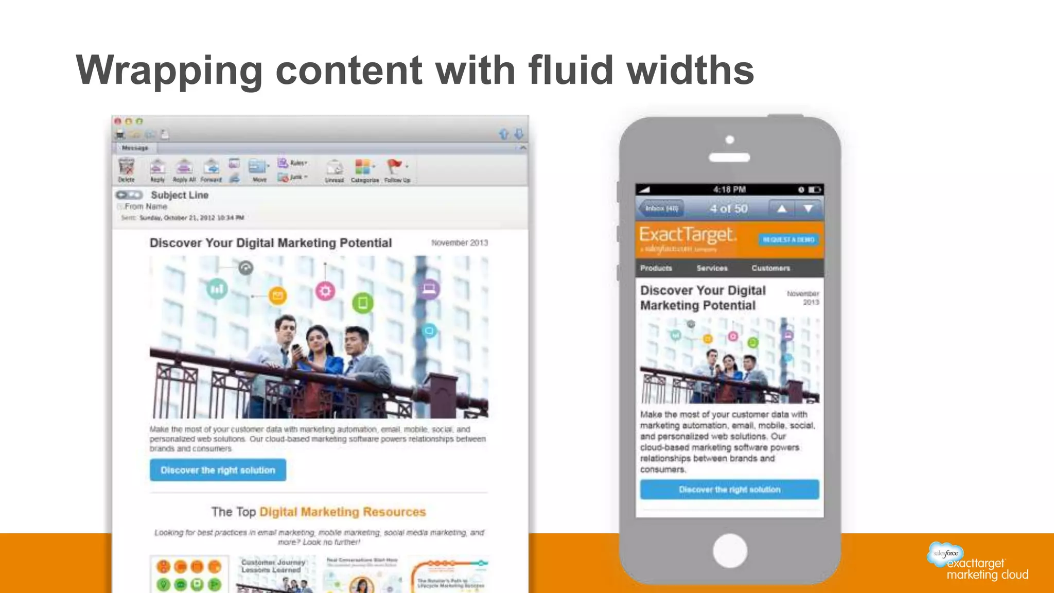 Wrapping content with fluid widths
 