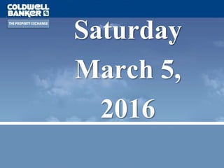 Saturday
March 5,
2016
 
