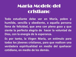 María modelo-del-cristiano
