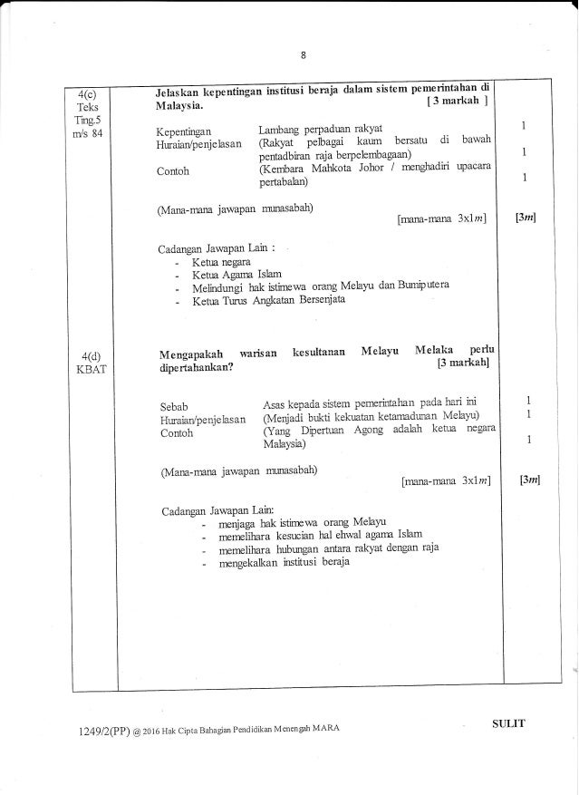 Skema Kertas 2. Trial MRSM 2016