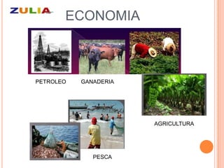 ECONOMIA



PETROLEO   GANADERIA




                       AGRICULTURA




              PESCA
 