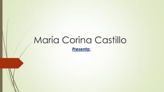 María Corina Castillo
Presenta:
 