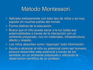 María montessori