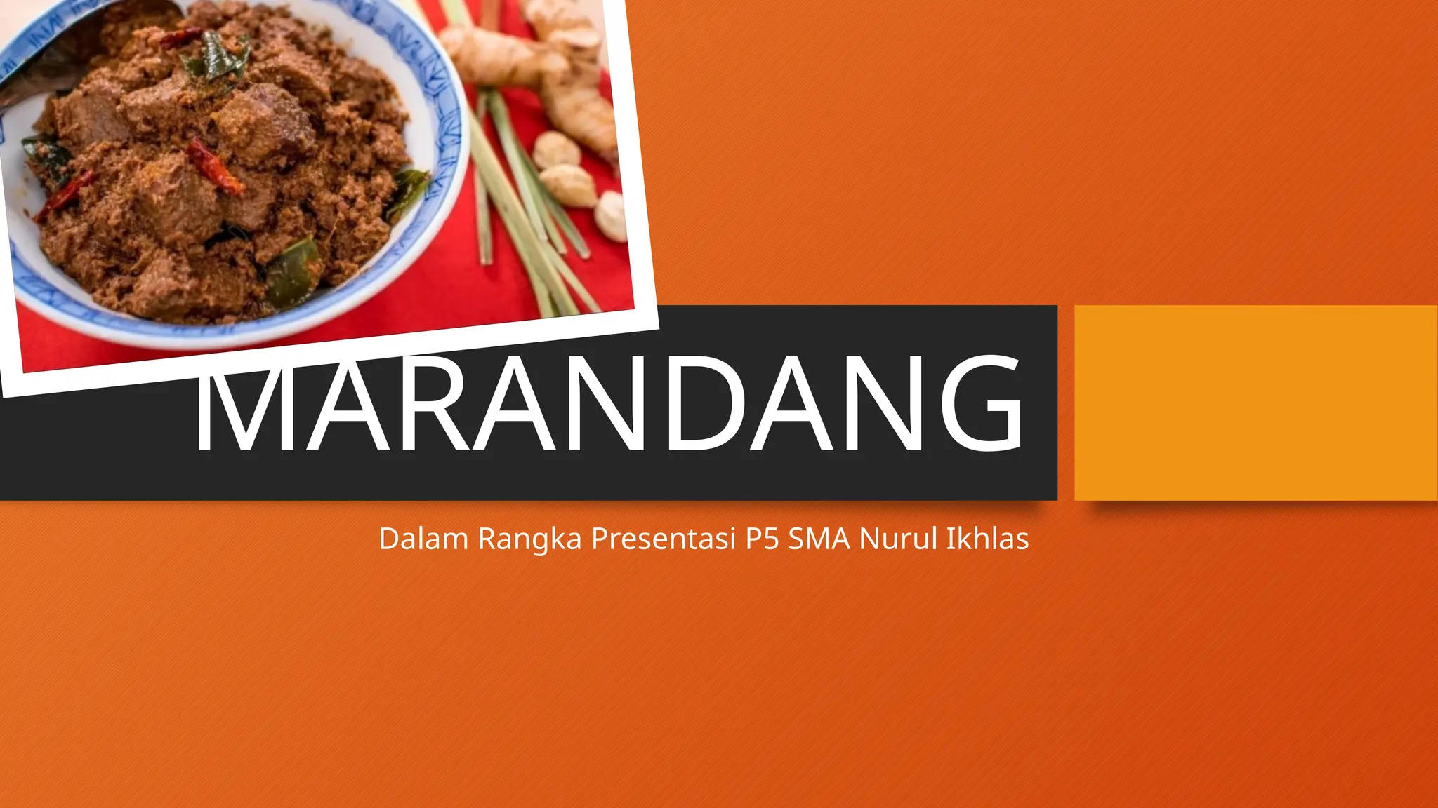 Proses Pembuatan Rendang Program P5 SMA Nurul Ikhlas | PPTX