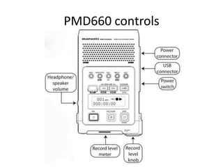 PMD660 controls
 