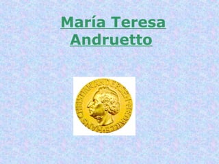 María Teresa
 Andruetto
 