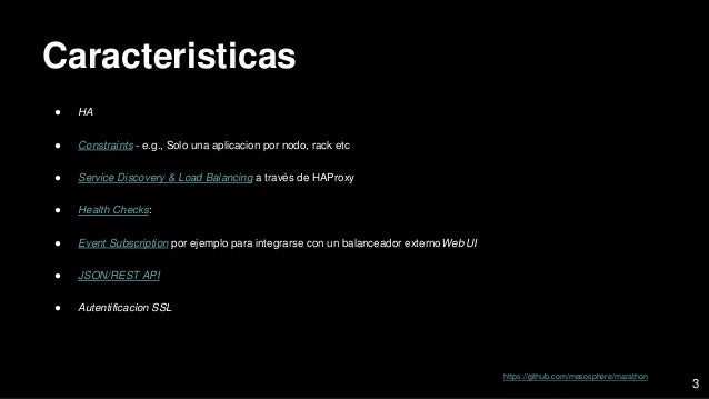 Marathon Framework Para Apache Mesos