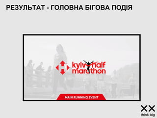 РЕЗУЛЬТАТ - ГОЛОВНА БІГОВА ПОДІЯ
 