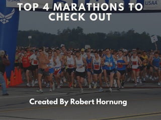Top 4 Marathons to Check out 