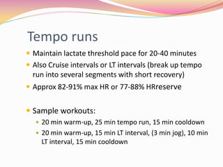 Marathon training webinar by Pete Pfitzinger