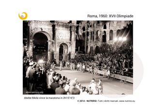 © 2014 - NUTRIRSI -Tutti i diritti riservati. www.nutrirsi.eu
Abebe Bikila vince la maratona in 2h15'16"2
Roma, 1960: XVII Olimpiade
www.sancara.org
 
