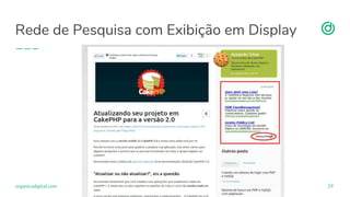 organicadigital.com
Rede de Pesquisa com Exibição em Display
29
 