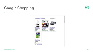organicadigital.com
Google Shopping
32
 
