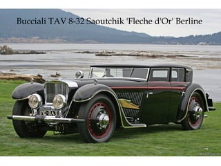 Bucciali TAV 8-32 Saoutchik 'Fleche d'Or' Berline  