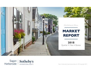 MARKET
REPORT
Marblehead, Mass
2018
Quarter 4 /Year in Review
Team Harborside | teamharborside.com | © Copyright 2019
 