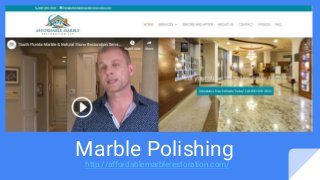 Marble Polishing
http://affordablemarblerestoration.com/
 