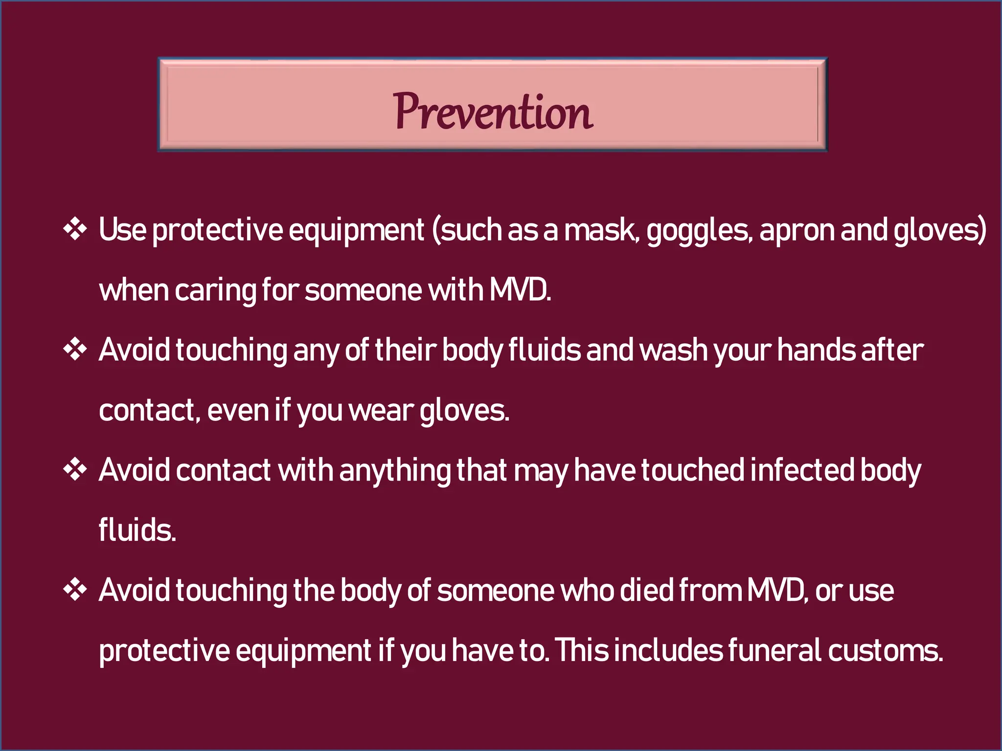 Marbug Virus disease and treatment slideshare | PPTX