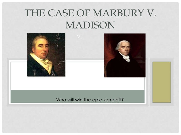 marbury v madison case essay