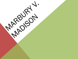 M
ARBURY V.
M
ADISON
 