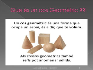 20/05/2013MARC SOLÉ VILLEGAS 2
 