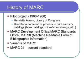 Marc 21 Session 1 | PPT