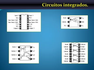 Circuitos integrados.
 