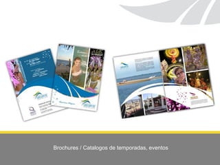 Brochures Institucionales Insert de productos 