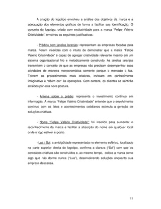 Marca "Felipe Valério Criatividade" - IBMEC