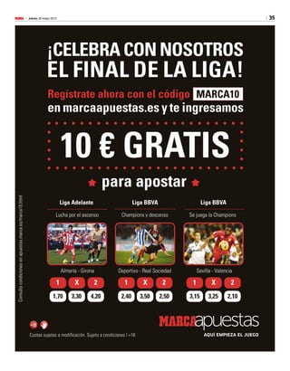 35Jueves 30 mayo 2013M
 